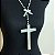 Rosário vintage crucifixo com renda - Imagem 2