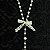 Rosário vintage crucifixo com renda - Imagem 3