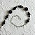 Colar vintage preto pingente de rosa - Imagem 4