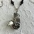 Colar vintage preto pingente de rosa - Imagem 3