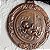 Broche vintage medalha de berço - Imagem 4