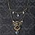 Colar vintage puxador de gaveta e gotas de lustre - Imagem 2