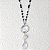 Colar vintage gota de vidro lustre - Imagem 2