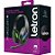 Headset Gamer Gank Preto e Verde Letron com LED RGB - Imagem 2