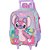 Mochila Infantil com Rodinha STITCH Roxo G - Imagem 3