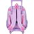 Mochila Infantil com Rodinha STITCH Roxo G - Imagem 5