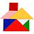 Brinquedo Pedagogico Madeira Tangram 35 Pecas em Madeira - Imagem 3