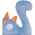 Pelucia Meus Dinos ZACK Azul 40CM - Imagem 2