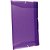 Pasta ABA Elastica Plastica Oficio Roxa Delloline PCT.C/10 - Imagem 2