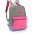 Mochila UP4YOU G Cinza C/PINK - Imagem 1