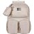 Mochila TRENDY Bege C/BOLSA Chaveiro - Imagem 1