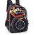 Mochila Infantil HOT Wheels G Preta - Imagem 1