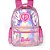 Mochila Infantil Barbie PINK Holografico G - Imagem 1