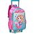 Mochila Infantil com Rodinha Sereias G Estojo+lancheira KIT - Imagem 4