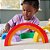 Fisher Price Wood ARCO- íris Empilhável 6PCS - Imagem 3