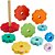 Fisher Price Wood Aneis Empilhaveis 10PCS - Imagem 2