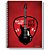 Caderno 15X1 Capa Dura ROX 300FLS. PCT.C/02 - Imagem 1