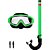 Acessorio P /PISCINA/PRAIA Snorkel KIT C/MASCARA Caribe - Imagem 4