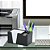 Acessorio para Mesa Organizador C/LEMBR. Preto - Imagem 2