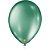 Balao 9 Liso Metalizado Verde PCT.C/25 - Imagem 2