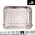 Bandeja Laminada Retangular N.06 38X47CM. PCT.C/10 - Imagem 2