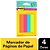 Bloco Marcador Pagina Adesivo FLAGS 4 Cores Papel 180F. - Imagem 3