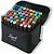 Marcador Artistico Touch 60CORES C/BOLSA - Imagem 1