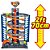 Hot Wheels Pista CITY Mega Garagem Espiral - Imagem 9