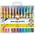 Giz de Cera Jumbo Retratil Aquarelavel 12 Cores Estojo - Imagem 1
