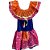 Fantasia Festa Junina Vestido Babado M (S) - Imagem 1