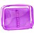 Estojo BOX PVC Lilas Cristal G C/DIVIS. - Imagem 2