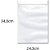 Envelope Saco Branco 240X340 90GRS. OF 34 CX.C/100 - Imagem 2