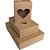 Caixa para Presente com Tampa KRAFT GD 35X25,5X7,5 Coracao PCT.C/10 - Imagem 3