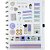 Caderno Inteligente Grande ISA Akkari Rose KEY 80FLS - Imagem 2