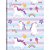 Caderno Brochura 1/4 Capa Dura Unicornio 80FLS. PCT.C/10 - Imagem 3