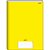 Caderno Brochura 1/4 Capa Dura STIFF 48 Folhas Amarelo PCT.C/10 - Imagem 1