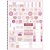 Caderno 10X1 Capa Dura Rosa Rose 160F PCT.C/04 - Imagem 2
