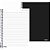 Caderno 01X1 Capa Dura Neutro Preto 96F sem Pauta PCT.C/04 - Imagem 2