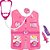 Brincando de Profissoes Colete Rosa Medica C/ACESSORIO - Imagem 4