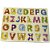 Brinquedo Pedagogico Madeira Encaixe Divertido Letras - Imagem 1