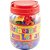 Brinquedo Pedagogico Brincando C/ as Letras 173PCS Pote - Imagem 6