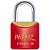 Cadeado Colorido Vermelho SM CR20 20MM - Imagem 1