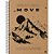 Caderno 01X1 Capa Dura Paper KRAFT Masculino 80F PCT.C/04 - Imagem 5