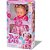 Boneca com Mecanismo TALK BABY Negra Frases 44CM - Imagem 3