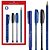 Kit Escolar Office Azul 4PCS Blister - Imagem 3