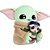 Pelucia STAR WARS Grogu Bebe Mau 27CM - Imagem 3