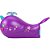 Polly Pocket Micro Barco Baleia Cintilante - Imagem 2