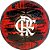 Bola de Futebol Flamengo PVC/PU N.5 VERM/PRETA - Imagem 1
