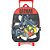 Mochila Infantil com Rodinha Batman Vermelho - Imagem 1