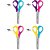 Tesoura Escolar Duo Color S/PONTA 4 Cores DP.C/12 - Imagem 2